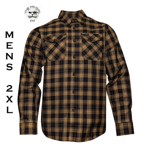DIXXON FLANNEL x THE OFFSPRING Collab - SMASH Flannel Shirt - Men's 2XL - Picture 1 of 11